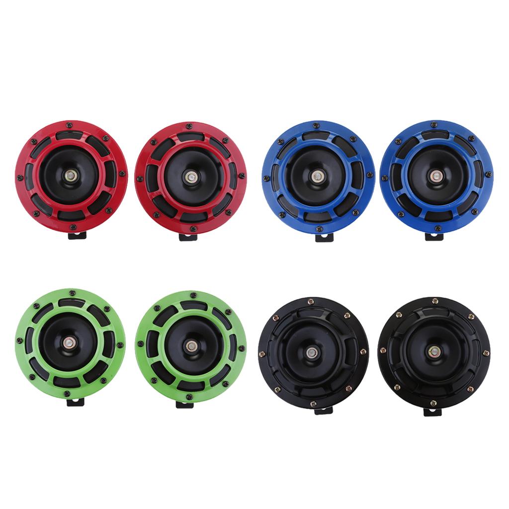 Car Basin Horn Air Horn 12V Universal Motorcycle Refitting Accessories red