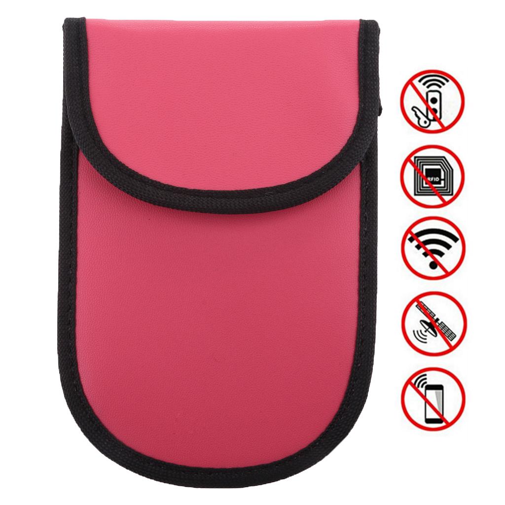 RFID Signal Blocking Bag Signal Shielding Pouch Wallet Bag for Car Key Phone