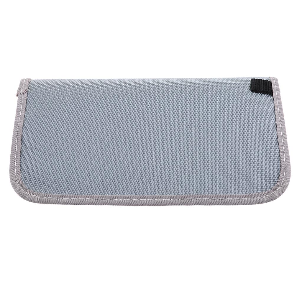 Cell Phone Anti-tracking Anti-GPS RFID Signal Blocker Pouch Bag silver