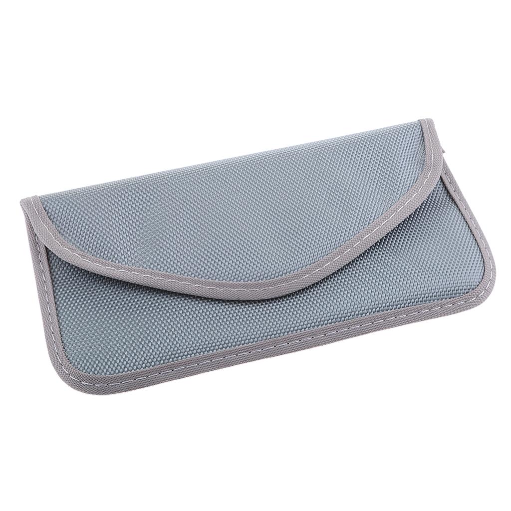 Cell Phone Anti-tracking Anti-GPS RFID Signal Blocker Pouch Bag silver