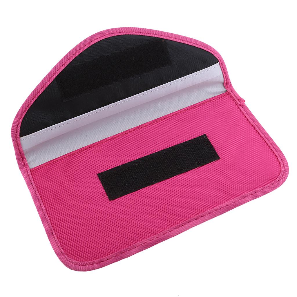 Cell Phone Anti-tracking Anti-GPS RFID Signal Blocker Pouch Bag Rose Pink