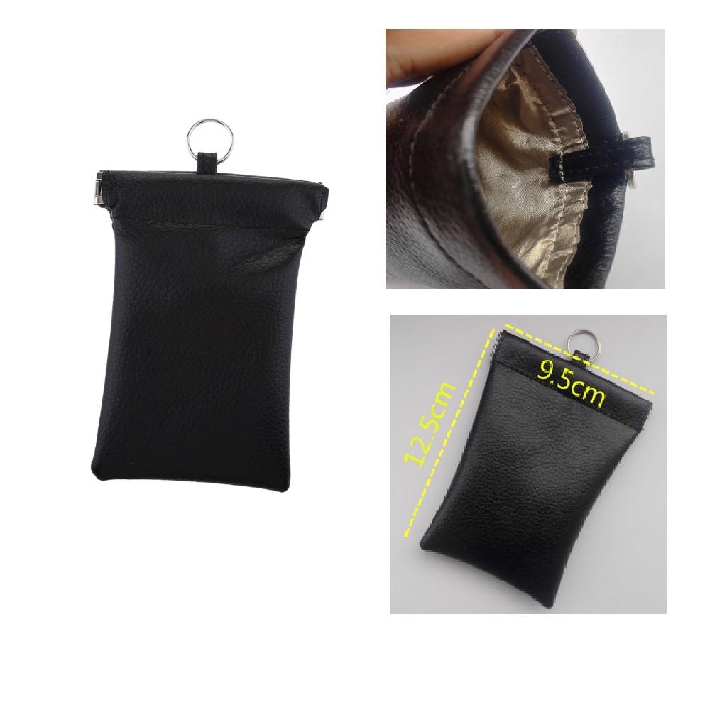 RFID Signal Blocking Bag Signal Shield Pouch Wallet Bag for Car Key Fob