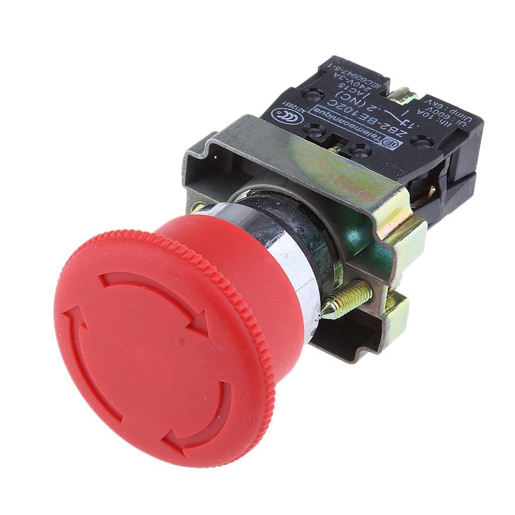 XB2-BS542 Mushroom NC Emergency Stop Latching Rotary Push-button Switch