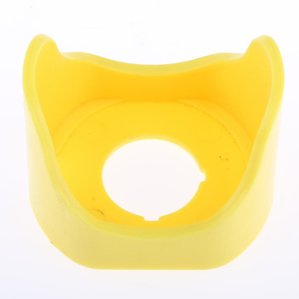 22mm Plastic Push Switch Button Protection Cover Yellow