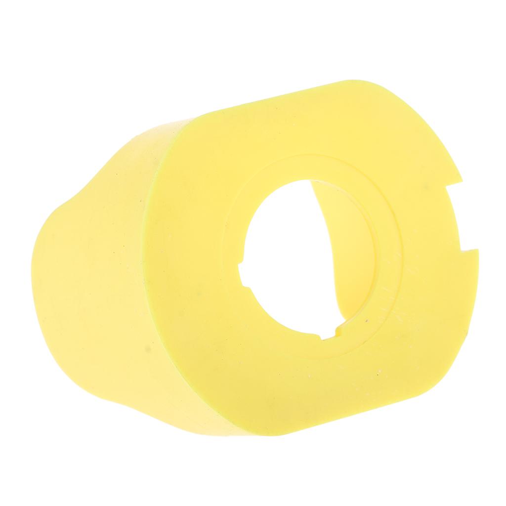 22mm Plastic Push Switch Button Protection Cover Yellow