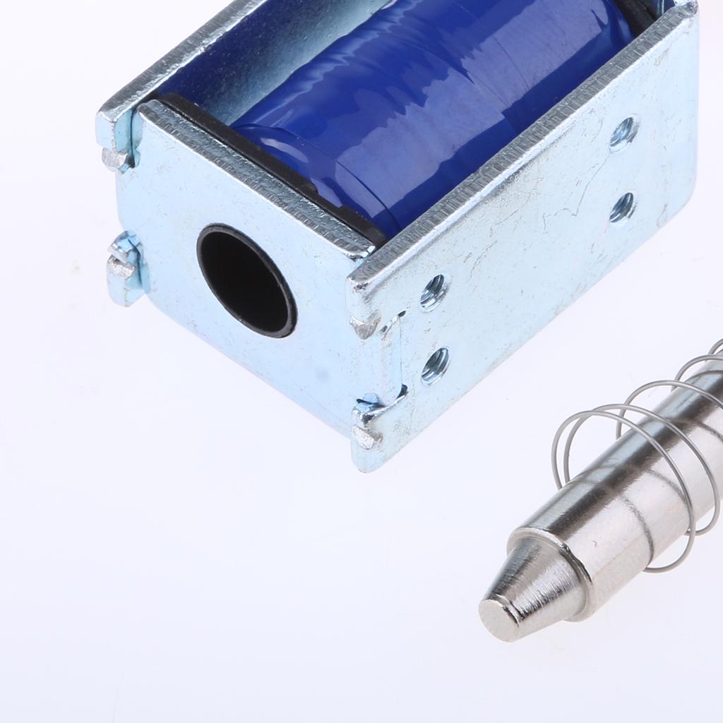 DC 6V 1A Electric Magnetic Push-Pull Solenoid Lock for Doors Gates Cabinet