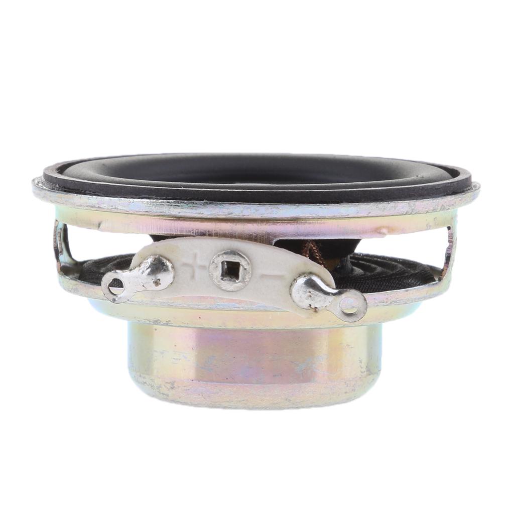 40mm 3W Full Range Audio Speaker Round Loudspeaker Replacement Black
