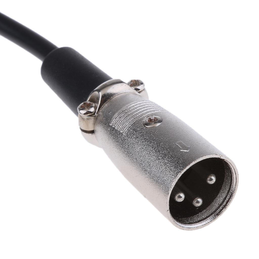 XLR Cable 1 Male to 2 Female M / F Audio Cable Splitter For Microphone Mixer