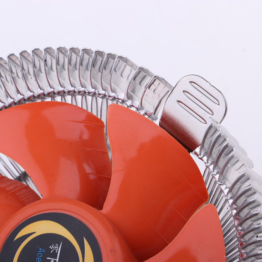 DC 12V Computer CPU Cooler Radiator Cooling Fan Heatsink for AMD / Intel
