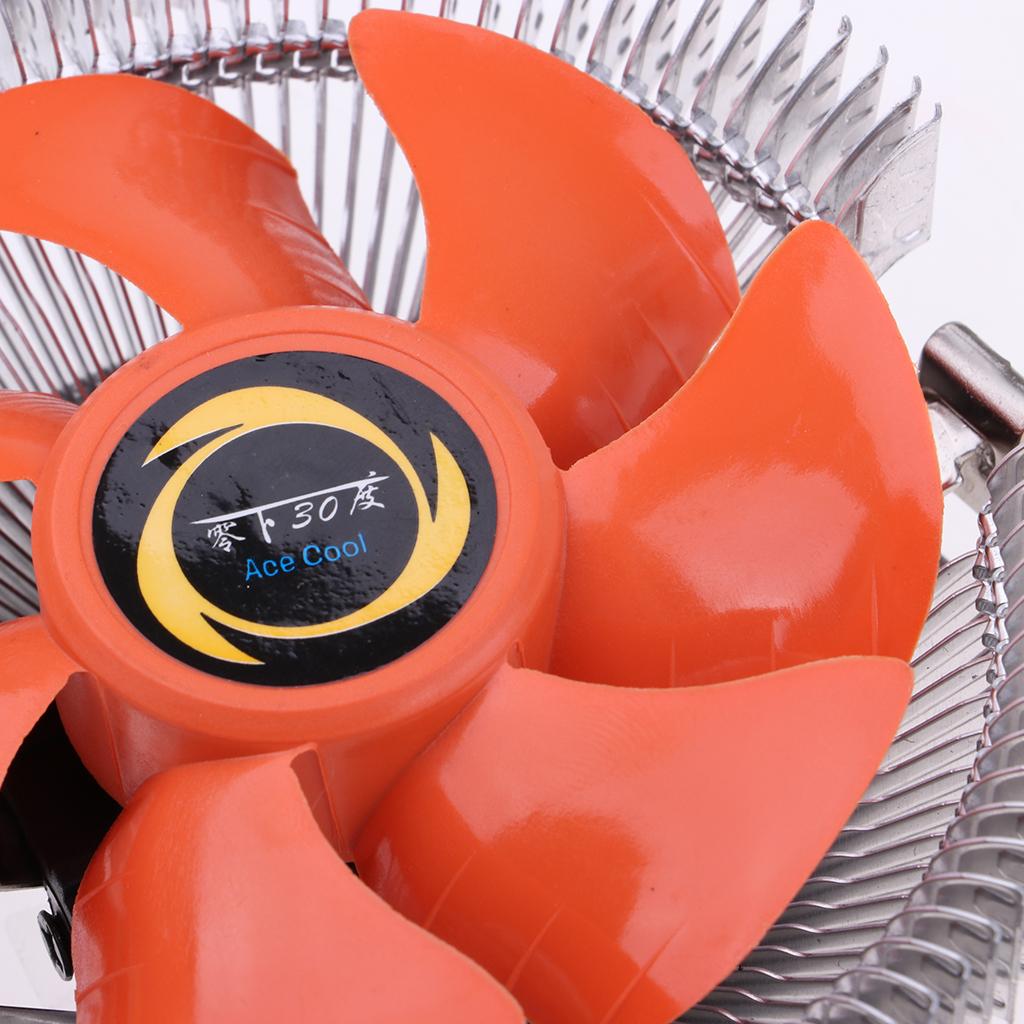 DC 12V Computer CPU Cooler Radiator Cooling Fan Heatsink for AMD / Intel