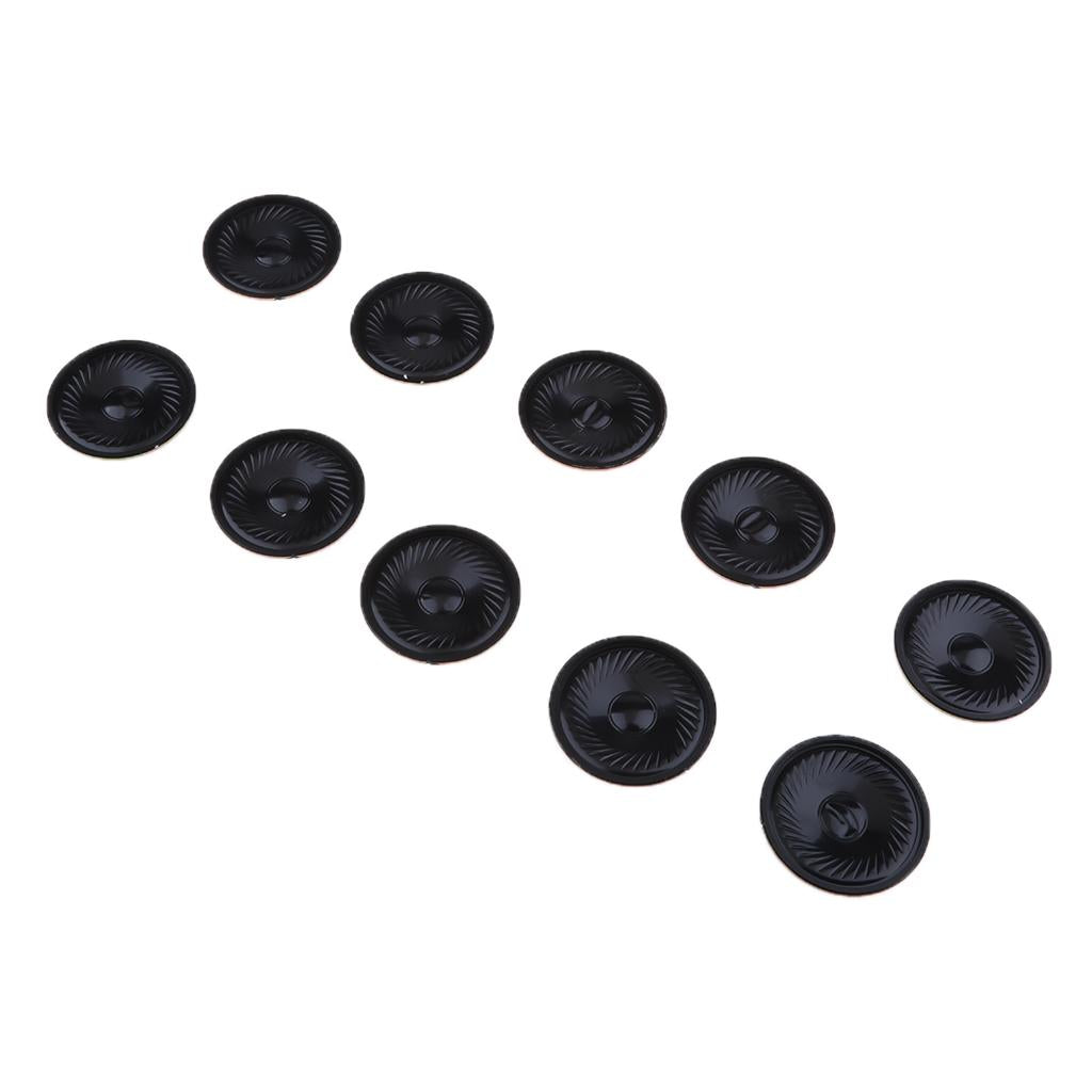10Pieces Full Range Speaker 0.5W 8ohm Round Loudspeaker 50x50mm Waterproof
