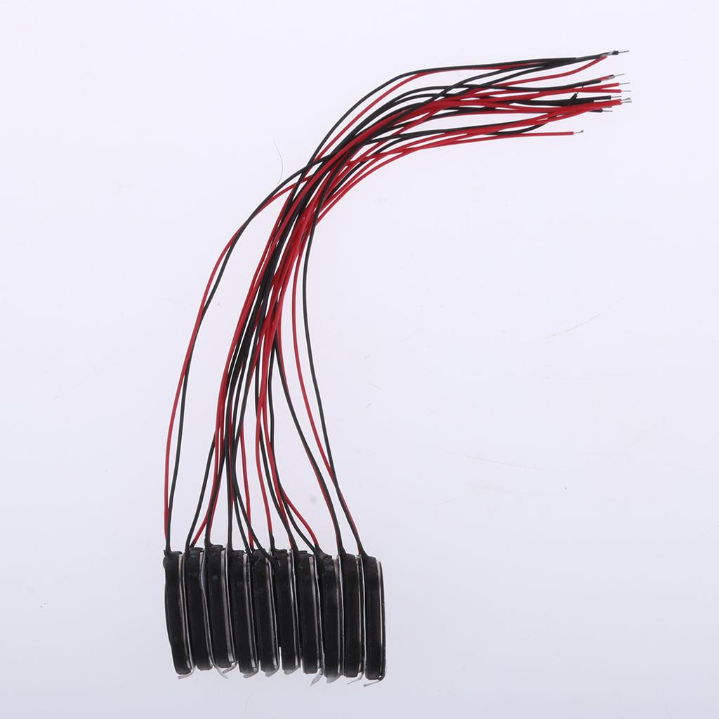 10Pieces Full Range Audio Speaker 1W 8ohm Ellipse Loudspeaker 20x14mm