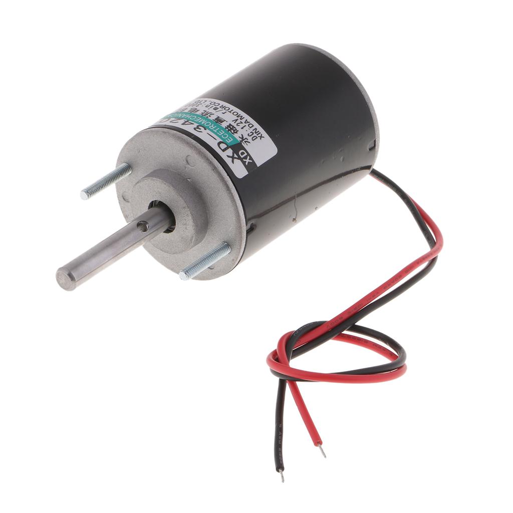 12V 30W High Speed CW/CCW Permanent Magnet DC Motor 3000RPM