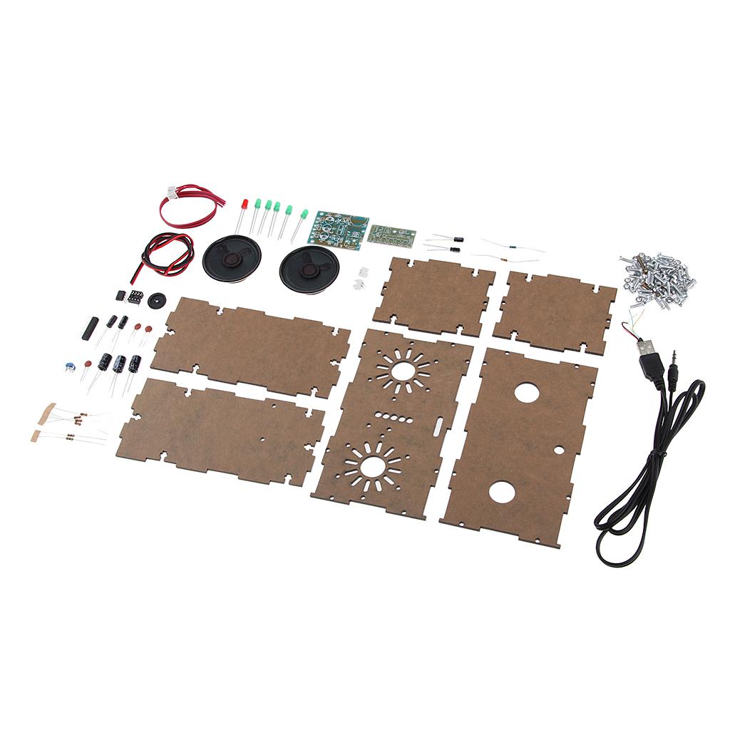 DA2822M Power Amplifier Kit KA2284 Level Indicator Module BTL Audio Speaker