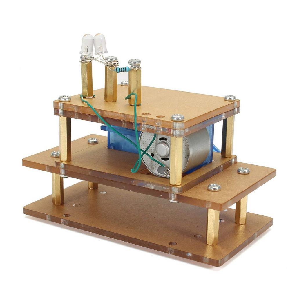 Dynamo Hand Crank Generator Electronic Experiment DIY Kits Emergency power