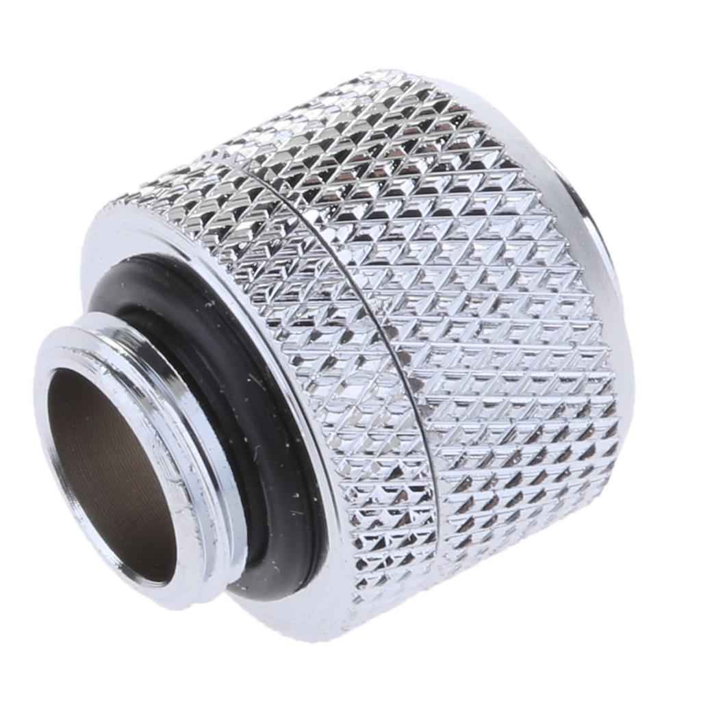 G1/4" Thread Compress Connection Fitting Connector for 9.5 / 12.7mm Pipe