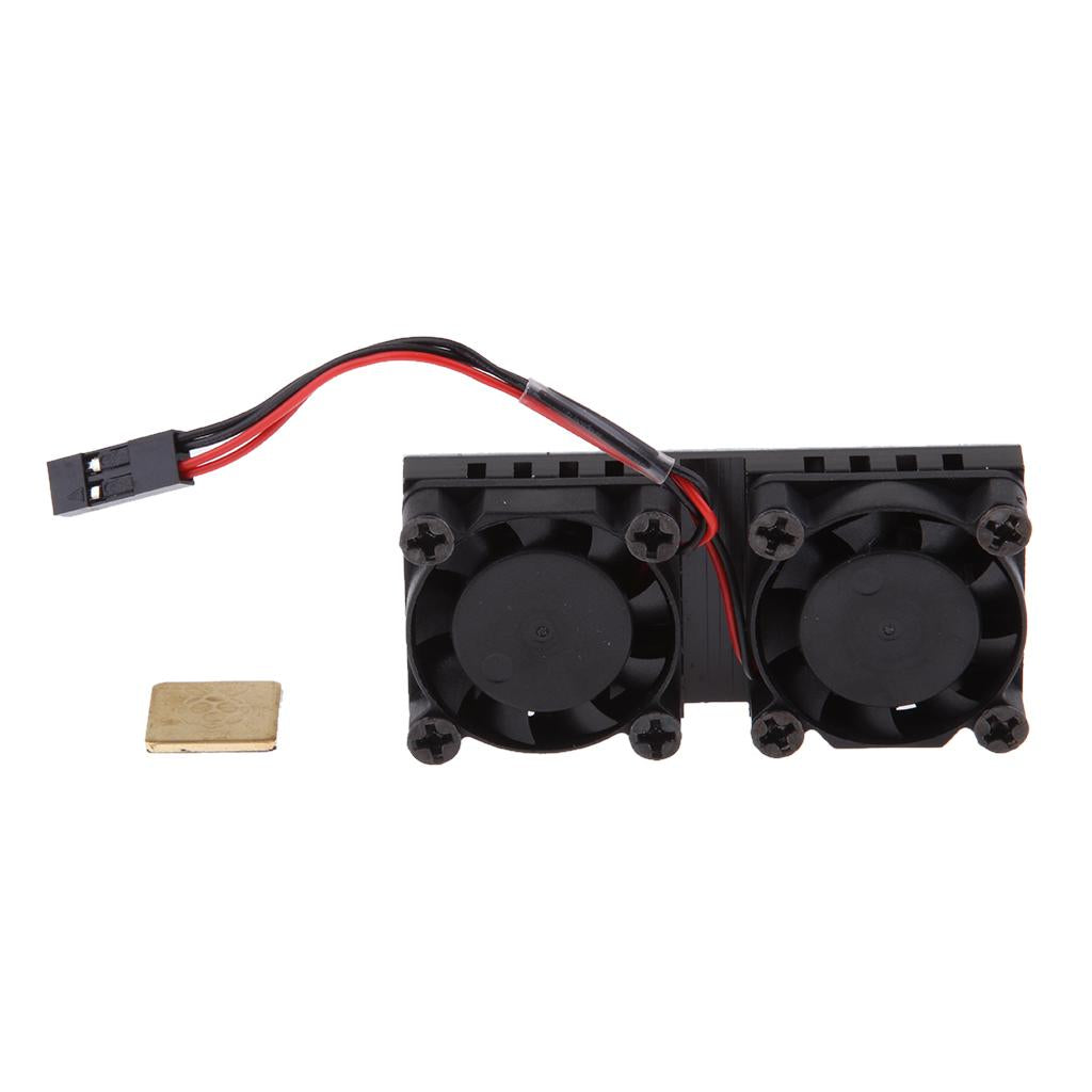 Dual Fan Cooling System Module with Heatsink for Raspberry Pi 3B, 2, 1