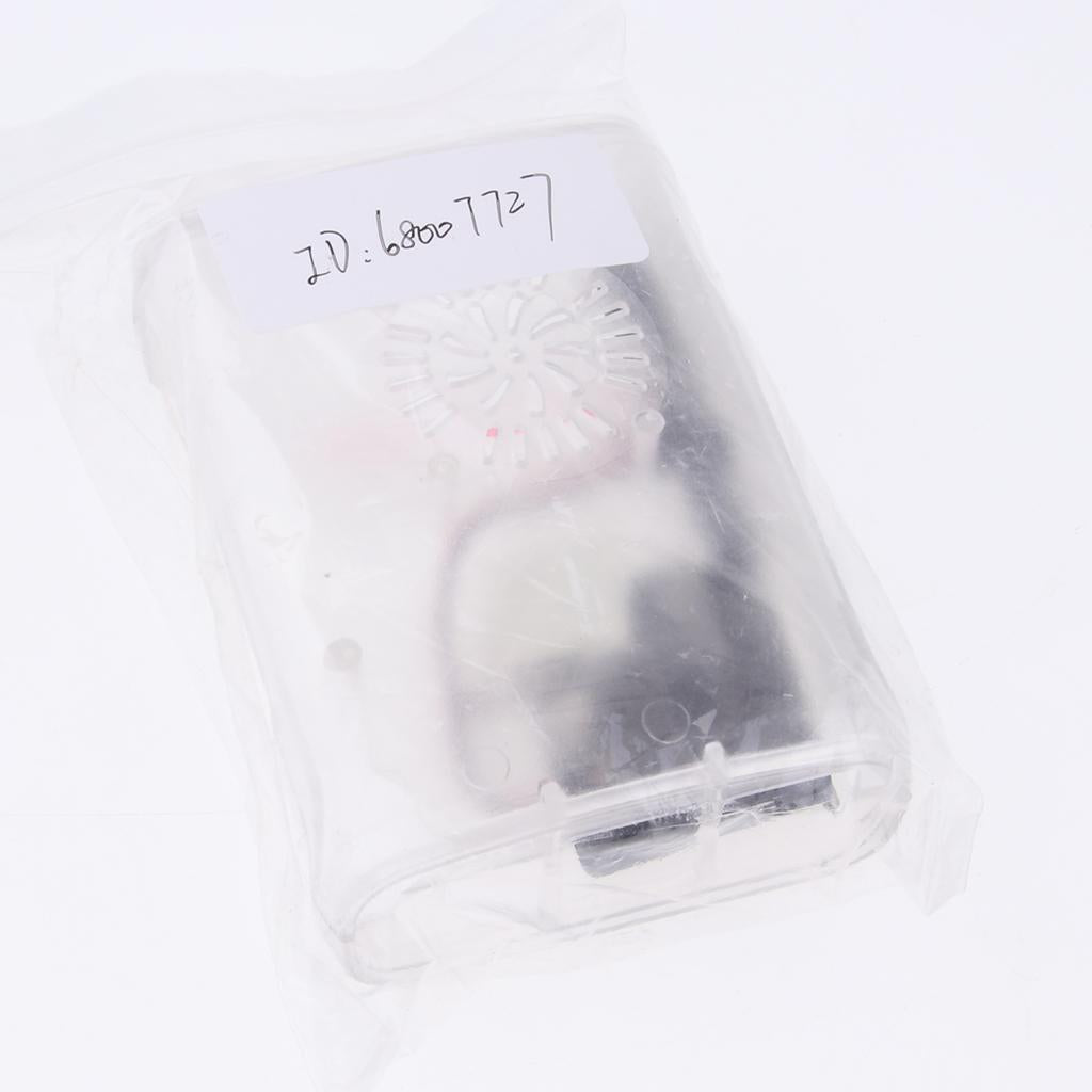 Protective Case Enclosure Box Cover &Mini Cooler Fan for Raspberry Pi 2/3/B+