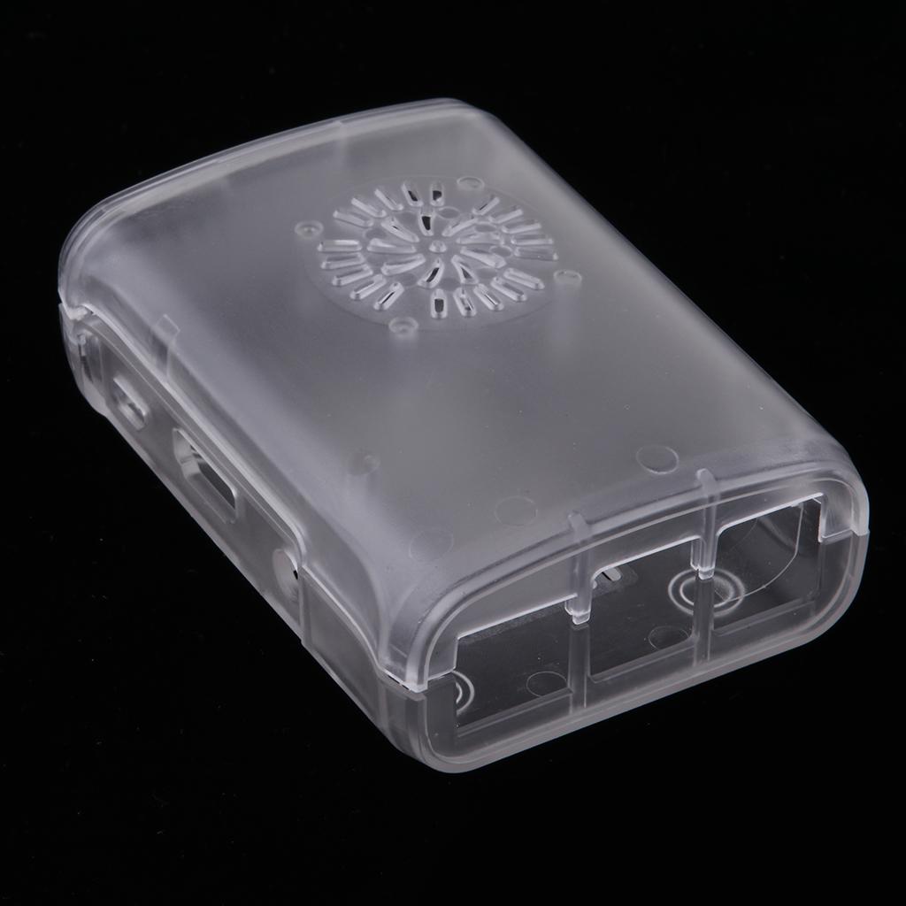 Protective Case Enclosure Box Cover &Mini Cooler Fan for Raspberry Pi 2/3/B+