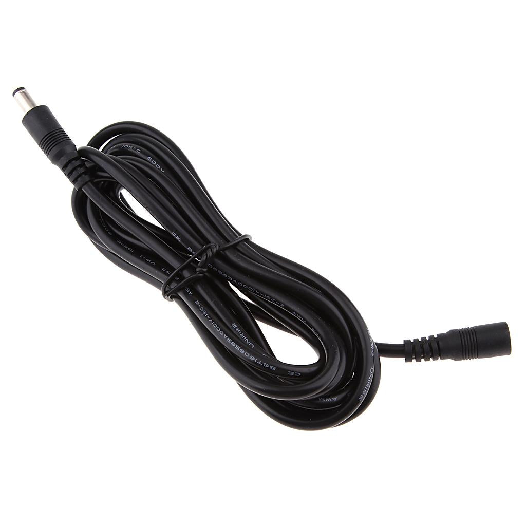 DC 5.5x2.1mm Socket Female to Male DC Power Plug Connection Extension Cable