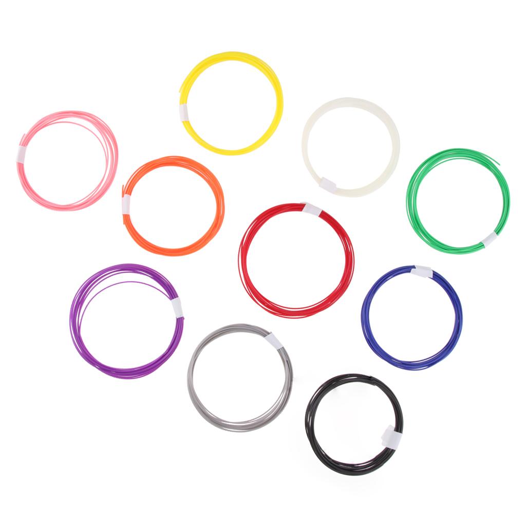 Premium 10m 2.2lb 1kg ABS 1.75mm 3D Printer Filament Spool Multi-Coloured