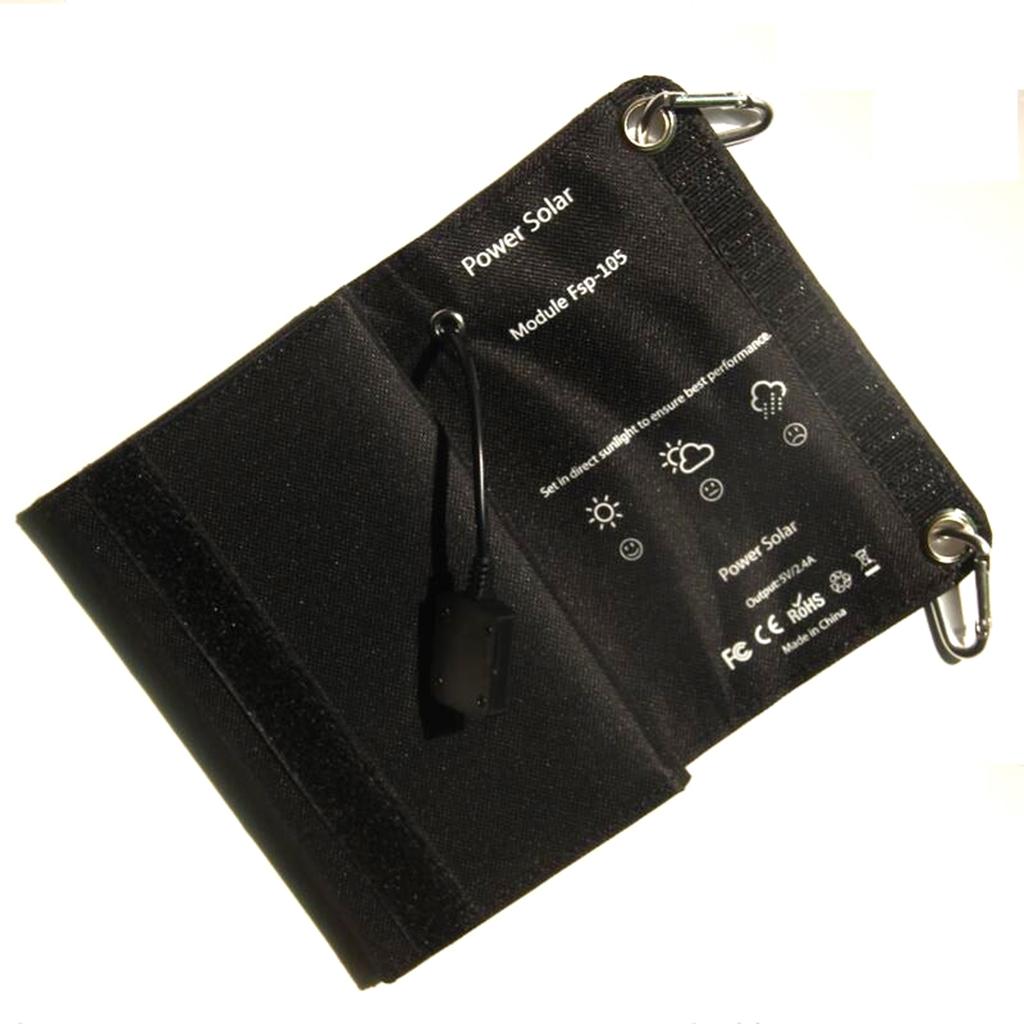 10W Solar Panel Portable Folding Battery Charger USB Port for Phone Tablet