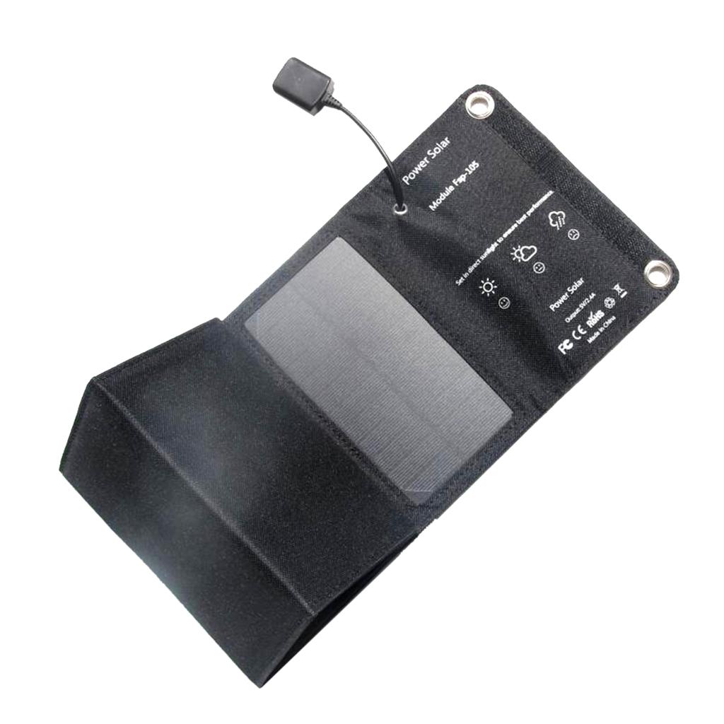 10W Solar Panel Portable Folding Battery Charger USB Port for Phone Tablet