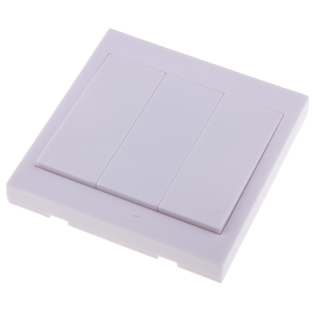 3 Ways Smart Home Wireless Remote Control Switch Wall Panel 433Mhz