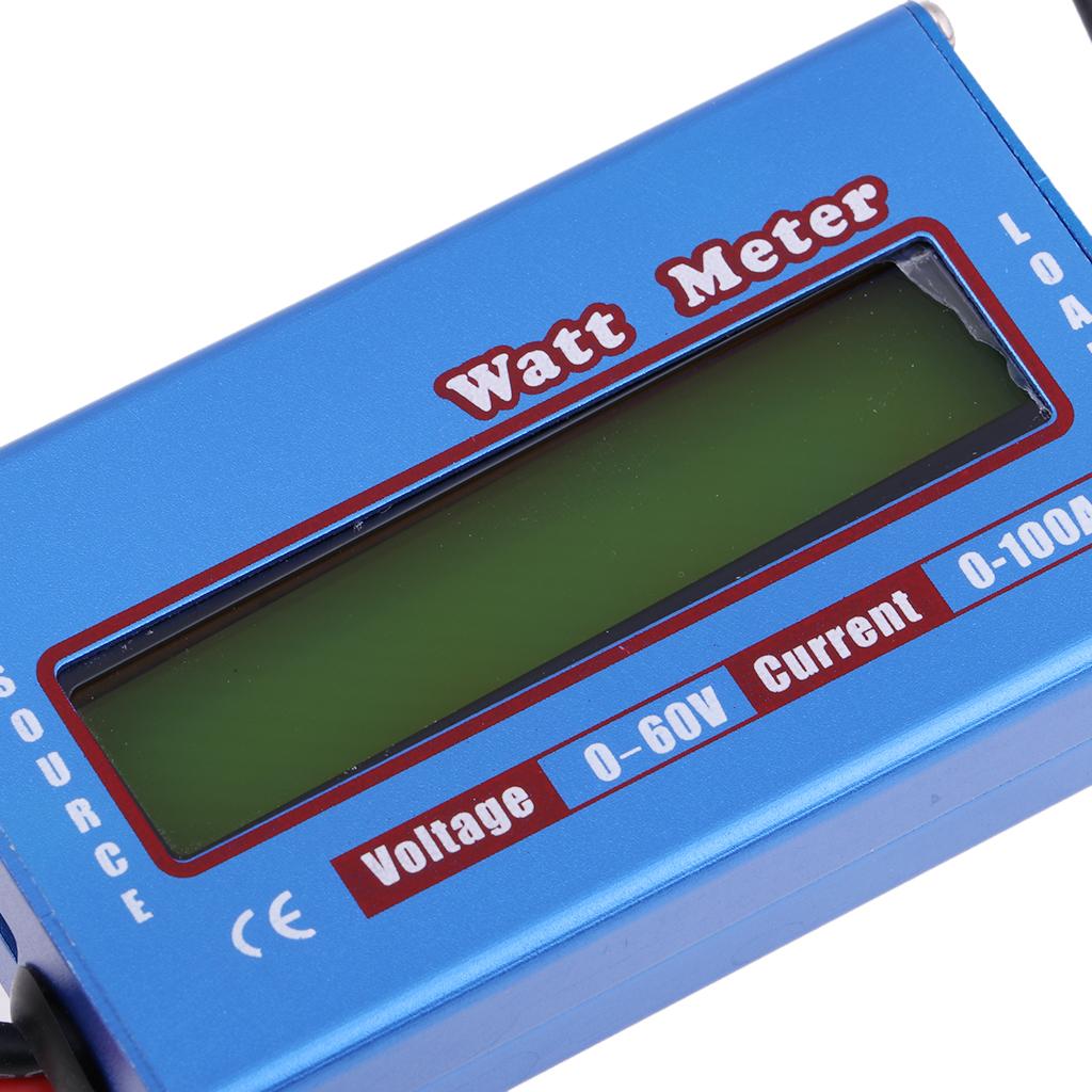 Digital LCD Battery 60V/100A Watt Meter Voltage Amp Monitor Power Analyzer