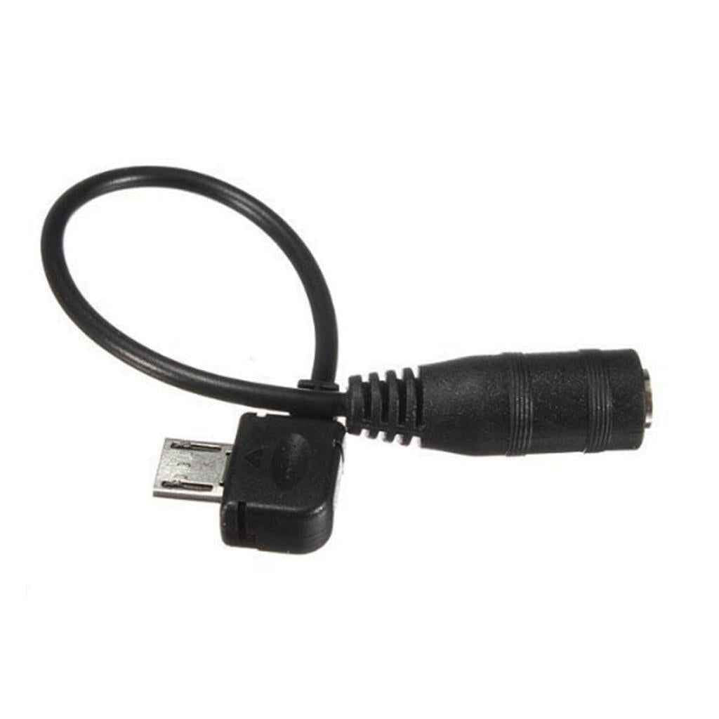 Micro USB Jack To 3.5mm Headphone Earphone Adapter Socket Audio Cable