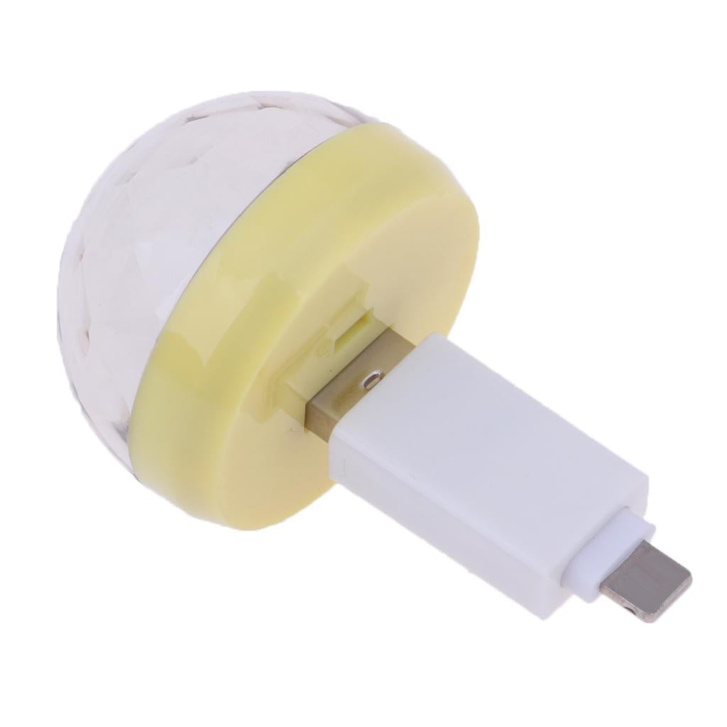 USB Mini Disco Lights for Home Party Led Stage Party Ball DJ Lighting Yellow