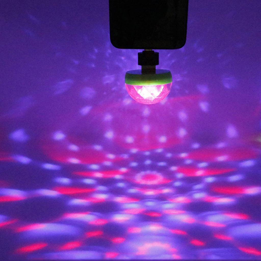 USB Mini Disco Lights for Home Party Led Stage Party Ball DJ Lighting Yellow