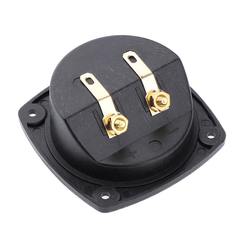Mini Speaker Box Terminal Round Spring Cup Connector Subwoofer Enclosure 3