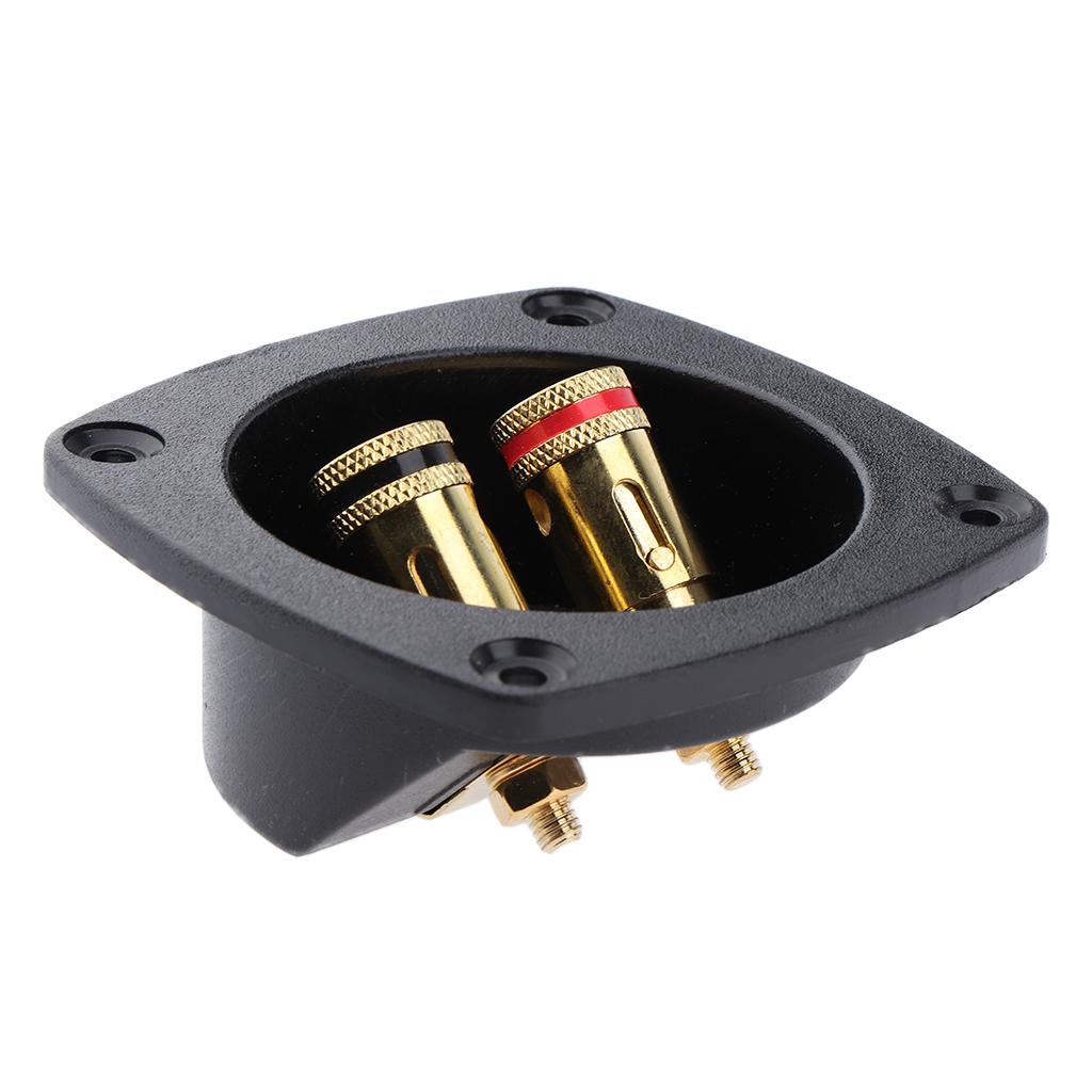 Mini Speaker Box Terminal Round Spring Cup Connector Subwoofer Enclosure 3