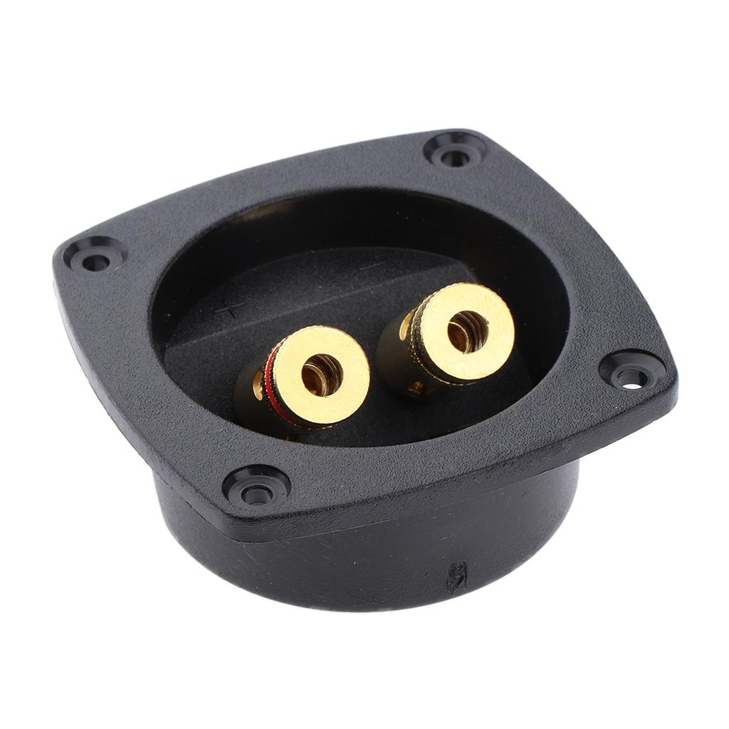 Mini Speaker Box Terminal Round Spring Cup Connector Subwoofer Enclosure 3