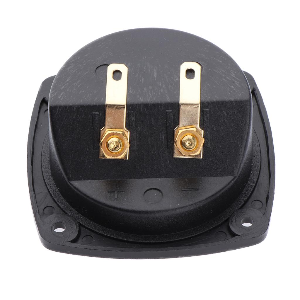 Mini Speaker Box Terminal Round Spring Cup Connector Subwoofer Enclosure 9
