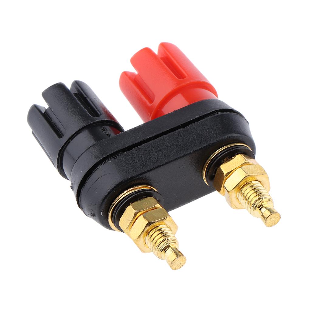 3xDual 4mm Banana Plug Jack Socket Binding Post For Speaker Amplifier