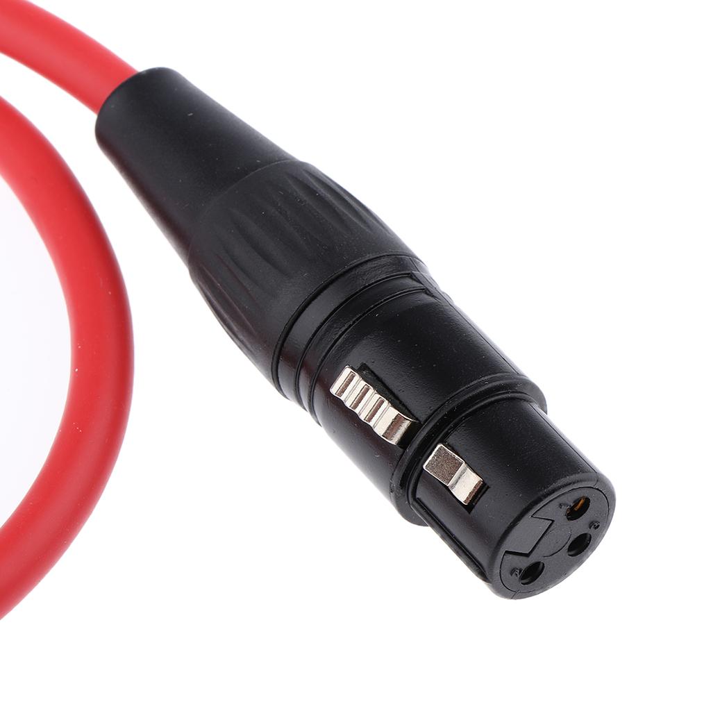 3.5mm 1/8 Male to 3 Pin XLR Female Headphone Microphone Audio Cable 50cm"