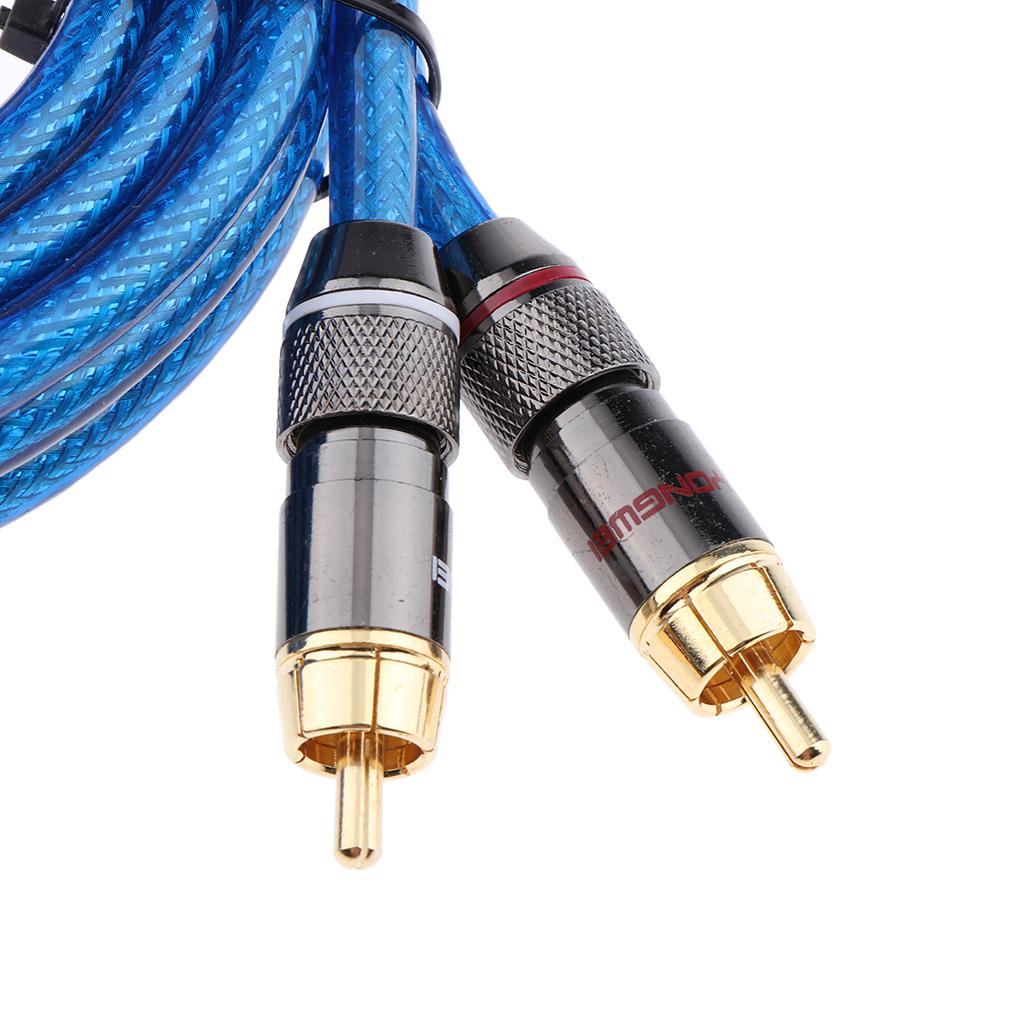 2 XLR Female to 2 RCA Male HIFI Audio Cable for Amplifier Mixer 2m