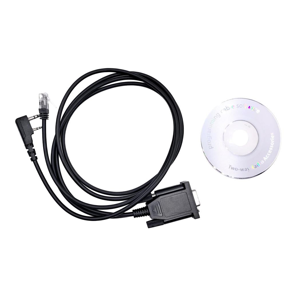 Programming Cable with COM Port for Kenwood Two Way Radio Walkie Talkies