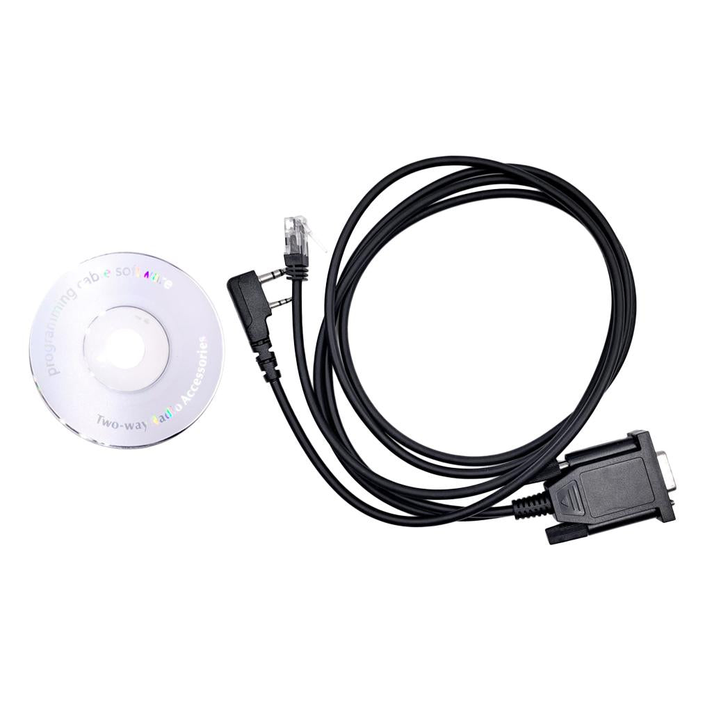 Programming Cable with COM Port for Kenwood Two Way Radio Walkie Talkies