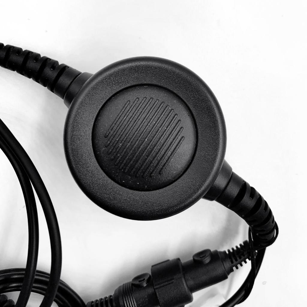 Throat Mic Headset With Finger PTT For Kenwood Radio TK-3206/3207 UV-5R