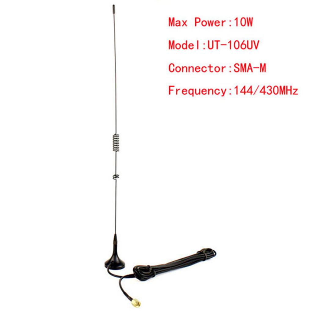 Dual Band Antenna UT-106UV SMA-M for KG-UVD1P TG-UV2 VX-6R