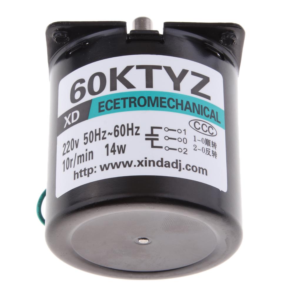 60KTYZ 220V 10RPM Permanent Magnetic Electric Synchronous Motor 14W