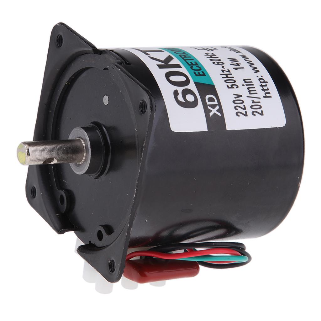 60KTYZ 220V 20RPM Permanent Magnetic Electric Synchronous Motor 14W
