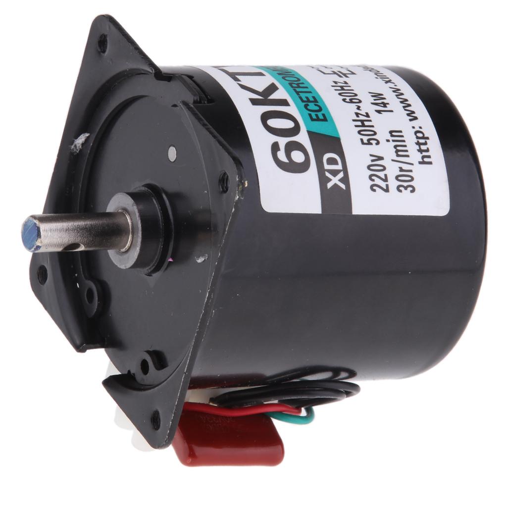 60KTYZ 220V 30RPM Permanent Magnetic Electric Synchronous Motor 14W