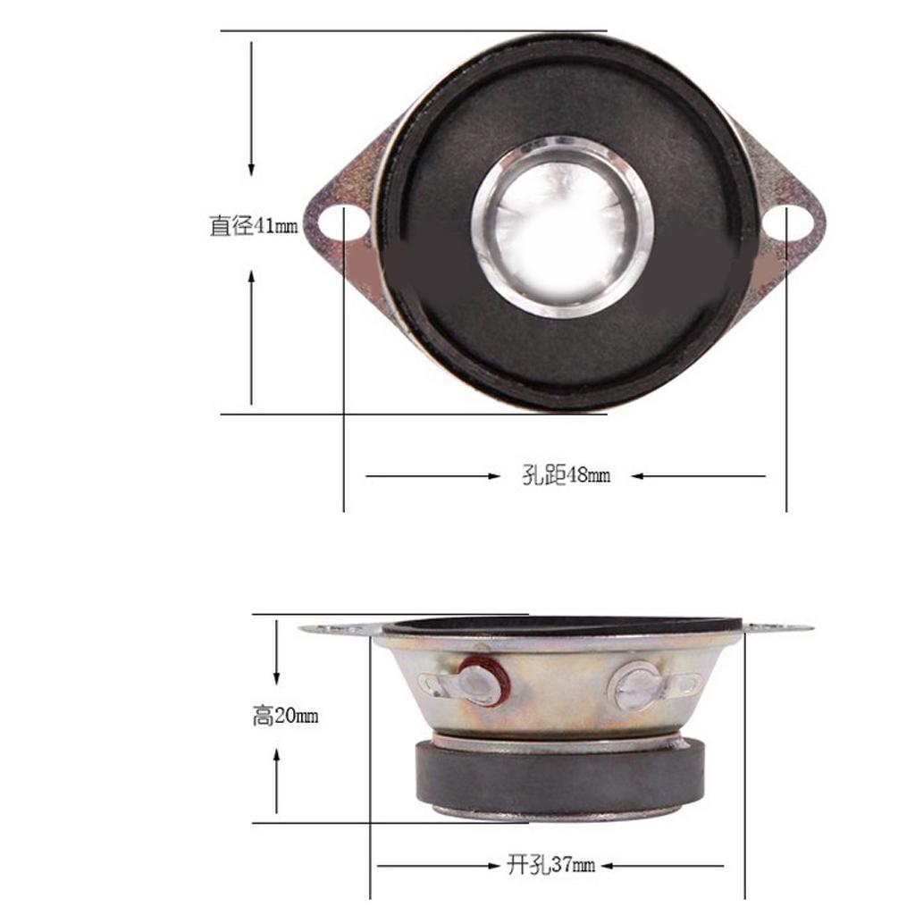 1.5 4Ohm 5W Audio Subwoofer Speaker Woofer Loudspeaker Bass Horn"