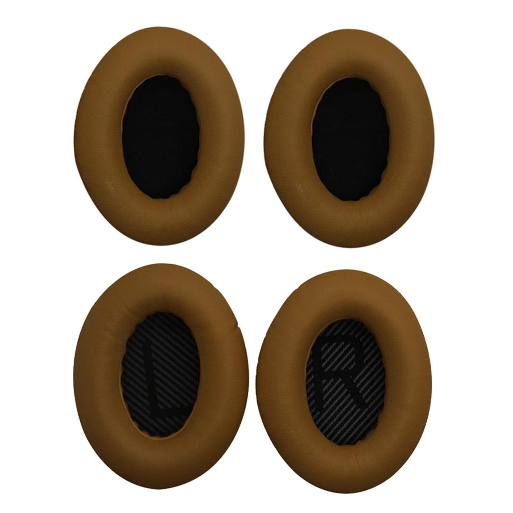Pair Ear Pads Cushions Replacement for Bose QC15 QC15 QC25 Khaki