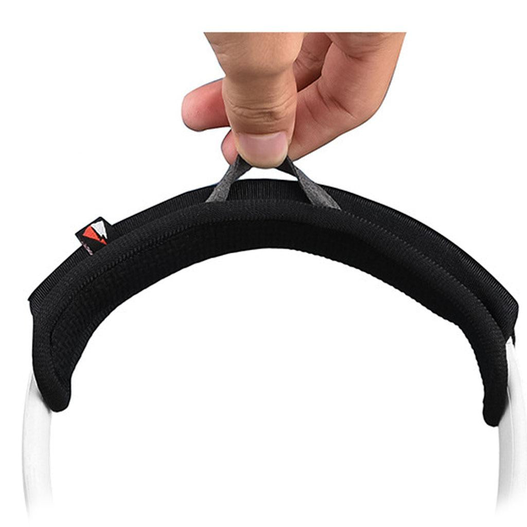 Soft Headset Headband Cover Headphone Head Band Protector black