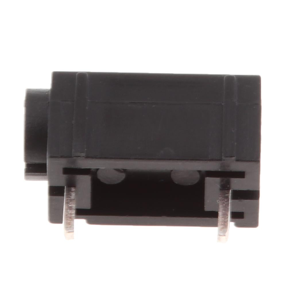 4mm Banana Plug Jack Panel Mount Stacking Socket Slot Connector Black